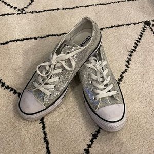 Glitter Converse All Star Wms-10 Mens-8